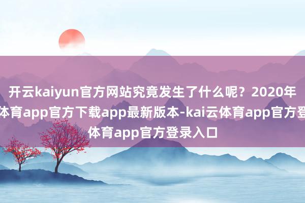 开云kaiyun官方网站究竟发生了什么呢？2020年-kai云体育app官方下载app最新版本-kai云体育app官方登录入口