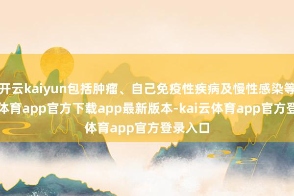 开云kaiyun包括肿瘤、自己免疫性疾病及慢性感染等-kai云体育app官方下载app最新版本-kai云体育app官方登录入口