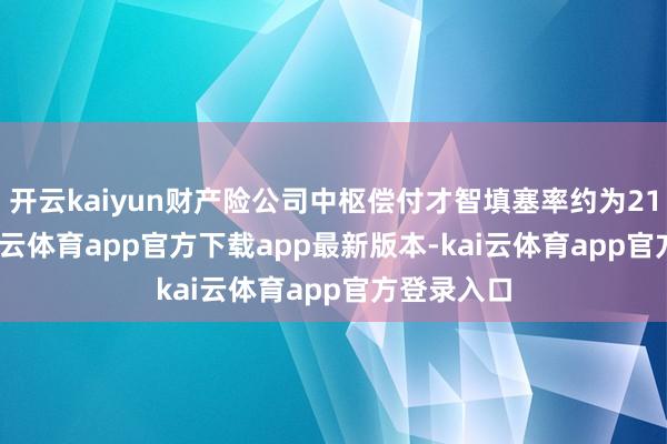 开云kaiyun财产险公司中枢偿付才智填塞率约为212.9%-kai云体育app官方下载app最新版本-kai云体育app官方登录入口